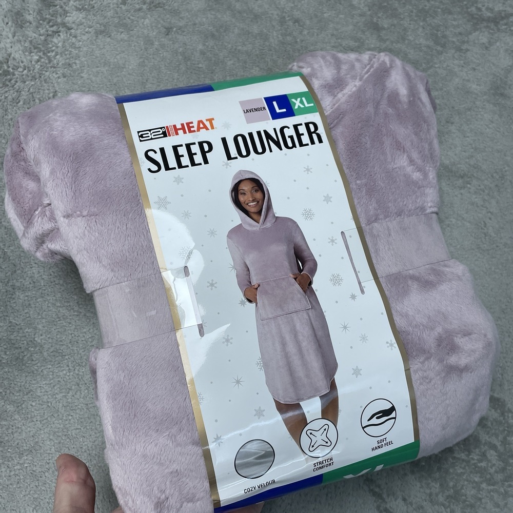 32 Degrees Women's L/XL Sleep Lounger Lavender H0883 - Picture 2 of 7